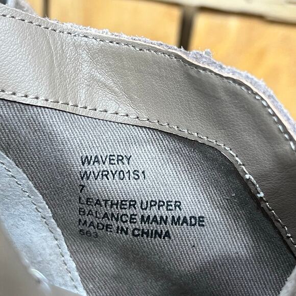 Steve Madden Wavery Tan Perforated Suede Gore-Elastic Zip Wedge Boots Womens 7 - Picture 12 of 12